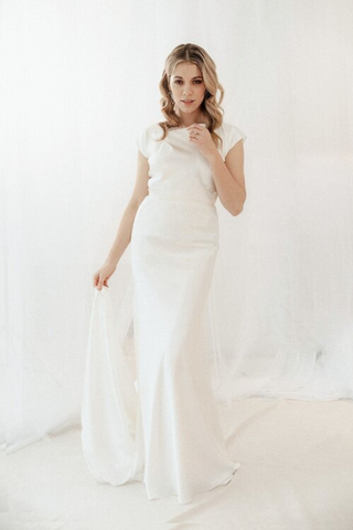 Harlow Gown-Wedding Gowns-Something Blue-Rituals of Love-Vancouver Canada