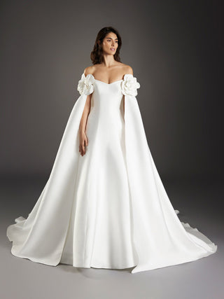 Sagrada Gown and Cape-Sample Wedding Gowns-Pronovias Atelier-8-Rituals of Love-Vancouver Canada