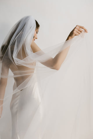 Single Layer Slip Veil-Veils-Rituals Ceremonials-Rituals of Love-Vancouver Canada