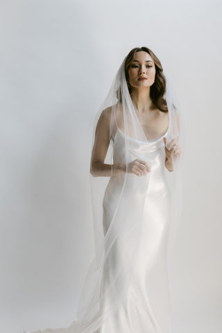 Single Layer Slip Veil-Veils-Rituals Ceremonials-Rituals of Love-Vancouver Canada