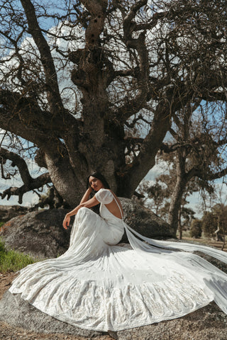 Stevie Gown-Wedding Gowns-Daughters of Simone-Rituals of Love-Vancouver Canada