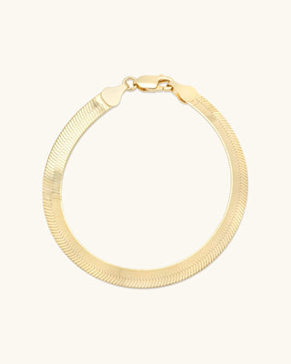 Boldest Herringbone Bracelet-Bracelets-Leah Alexandra-Rituals of Love-Vancouver Canada