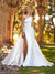 Silk modern simple wedding dress
