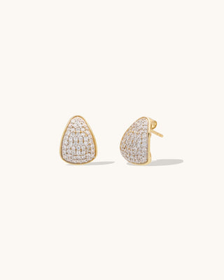 Pavé Claw Earrings-Earrings-Leah Alexandra-Rituals of Love-Vancouver Canada