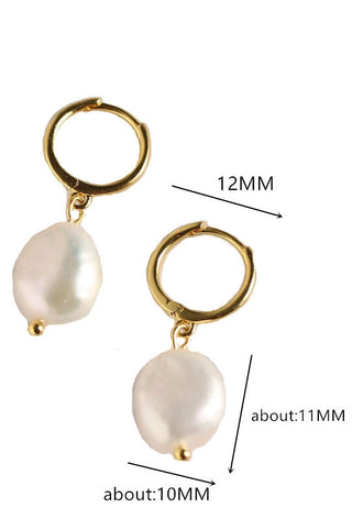 Coastal Pearl Earrings-Earrings-Rituals Ceremonials-Rituals of Love-Vancouver Canada