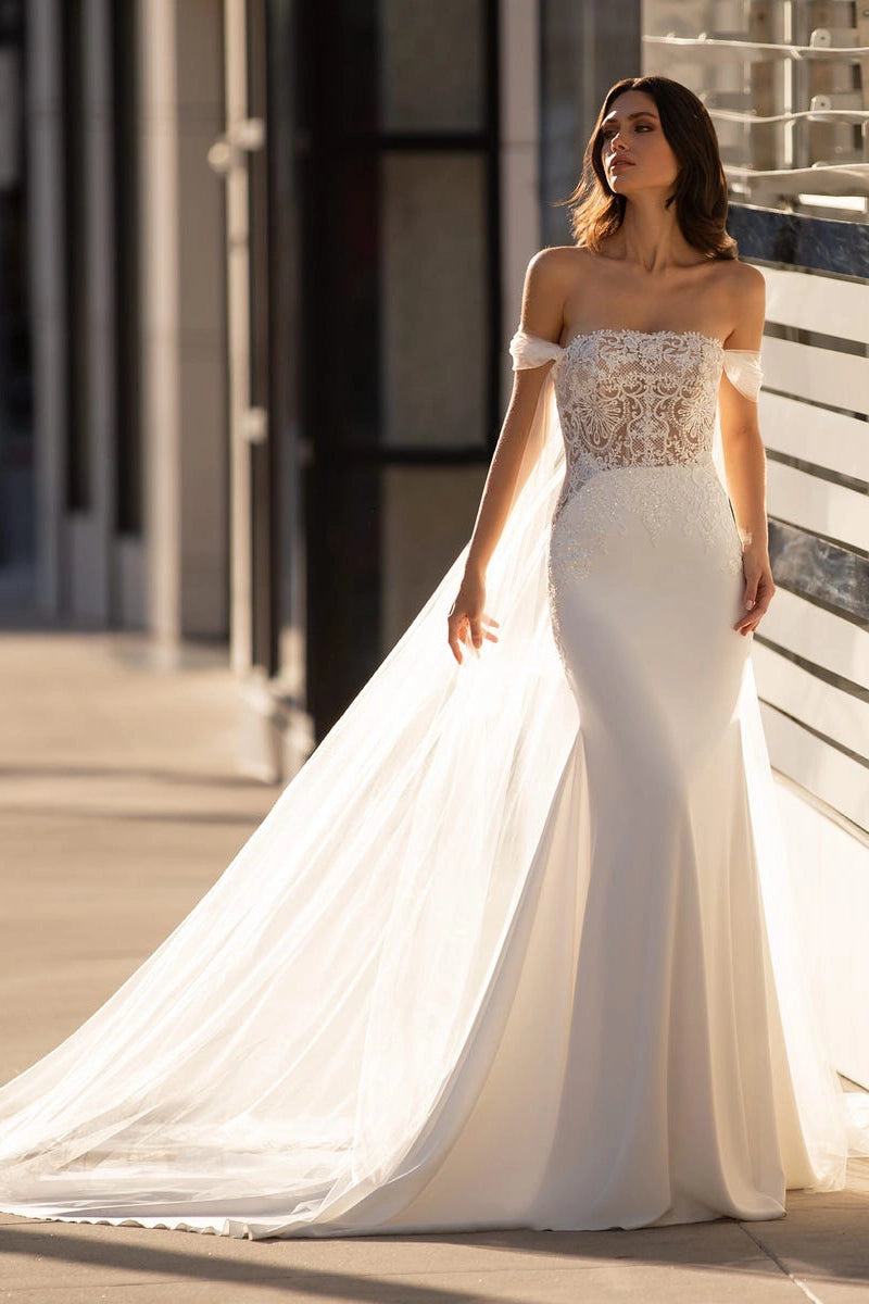 Pronovias off the shoulder 2025 wedding dress