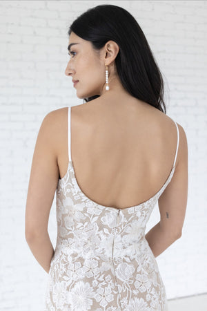 open back gown 
