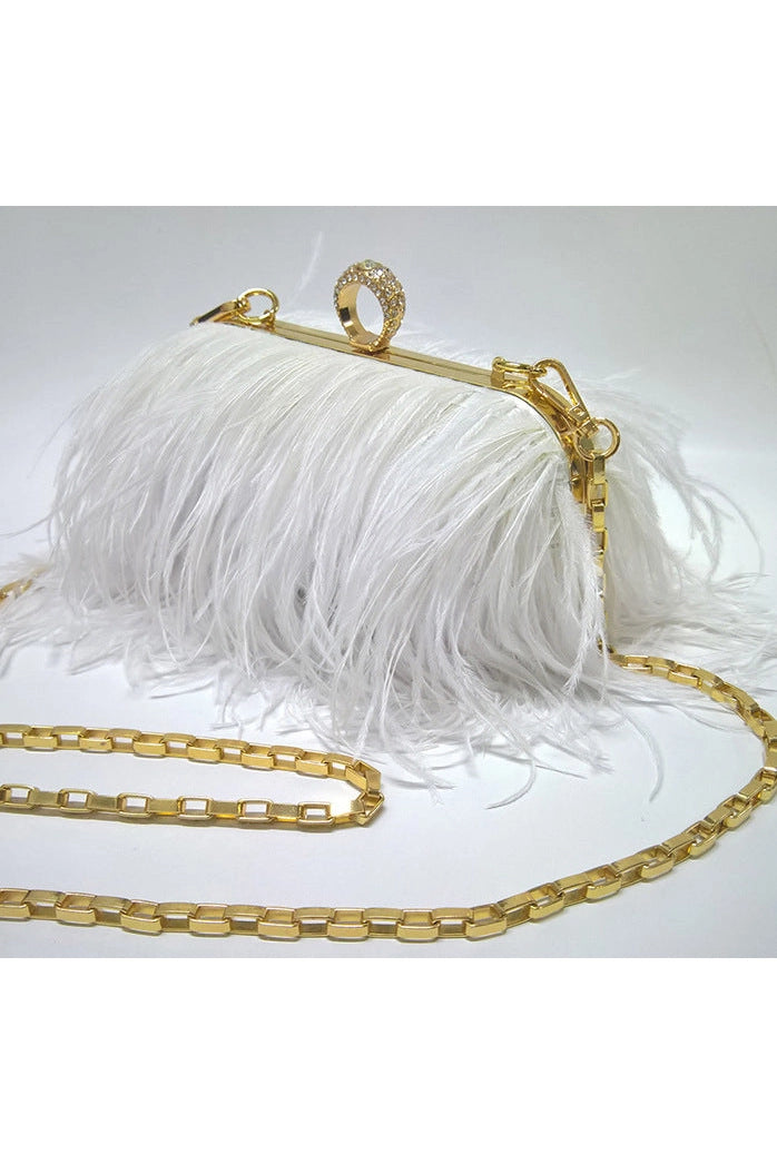 Feather clutch top